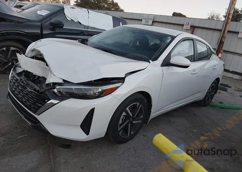 2025 Nissan Sentra Sv из США, поврежденный, VIN 3N1AB8CV2SY276664